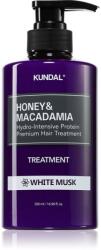 KUNDAL Honey & Macadamia White Musk интензивна хидратираща грижа за суха и увредена коса 500ml