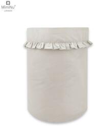 MimiNu Cutie depozitare jucarii, MimiNu, Din bumbac certificat Oeko Tex Standard 100, 50x35 cm, Colectia Royal, Beige (6426972010870) - babyneeds