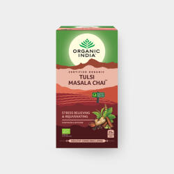 Organic India Tulsi Masala Chai BIO, 25 zacskó *CZ-BIO-001 tanúsítvány