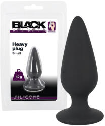 Black Velvets Heavy - 40g-os anál plug (fekete) - szexshoponline