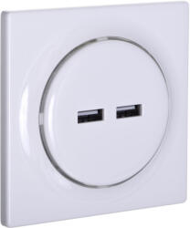 FIBARO Prize inteligente Fibaro Walli N socket-outlet 2x USB White (FGWU-021) - vexio