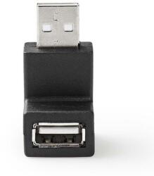 Nedis CCGB60930BK - USB 2.0 adapter | USB-A csatlakozó | USB-A aljzat | Fekete (CCGB60930BK)