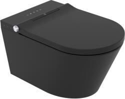 Major&Maker Black Pearl bidéfunkciós wc függő perem nélkül fekete 4030F