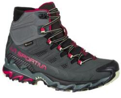 La Sportiva Ultra Raptor II Mid Leather Wide GTX Women Încălțăminte La Sportiva Charcoal/Cerise 39 EU