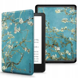 Tech-Protect Kindle PaperWhite V / 5 / Signature Edition Tok - Tech-Protect SmartCase - Kék-Mintás (9589046918667)