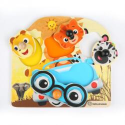  BS Friendly Safari Faces Fa puzzle - 12 hó+