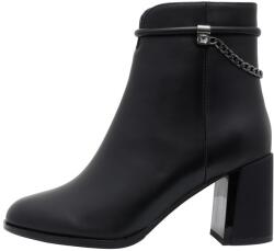 Epica Botine dama, Epica, F6F630035A-01-N-Negru, elegant, piele naturala, cu toc, negru (Marime: 38)