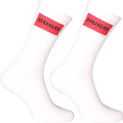 HUGO 2PACK șosete HUGO înalte albe (50510640 100) M (181018)