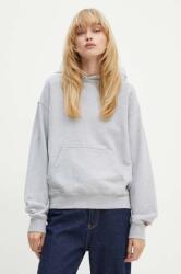 Levi's pamut melegítőfelső szürke, női, melange, kapucnis, A8790 - szürke L