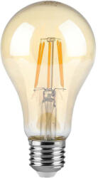 V-TAC Borostyán LED izzó filament COG E27 A60 10W 2200K gömb - 217157