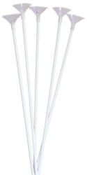 Balloons4party Set 10 bete cu rozete albe 42 cm