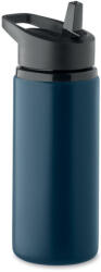  Újrahasznosított rozsdamentes acél szívószálas kulacs 500 ml (MO2500-85)