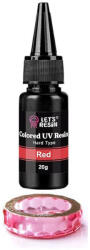  Let's Resin színes UV-gyanta - piros, 20 g