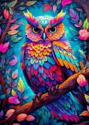 Enjoy - Puzzle Bufniță orbitoare - 1 000 piese Puzzle