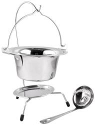 MagicHome Set pentru servire ceaun, din inox, 0.8 L, 3 piese, Magic Home (801835) - artool Ceaun