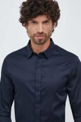 Giorgio Armani ing férfi, galléros, sötétkék, slim - sötétkék M - answear - 30 990 Ft