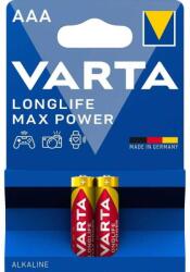 VARTA Set Varta baterii alcaline LONGLIFE MAX POWER AAA LR3 2buc 4703-2 (4703-2)