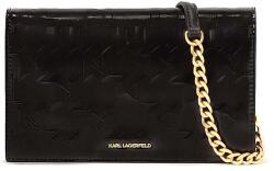 KARL LAGERFELD Geantă mică K/Skuare Sp Shiny Mono Woc A1W32089 999 black (A1W32089 999 black)