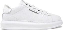 Karl Lagerfeld M Sneakers Kapri Mens Monogram Emboss Lo KL52549K 01w-white lthr / mono (KL52549K 01w-white lthr / mono)