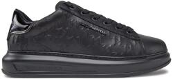 Karl Lagerfeld M Sneakers Kapri Mens Monogram Emboss Lo KL52549K 00x-black lthr / mono (KL52549K 00x-black lthr / mono)