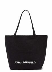 KARL LAGERFELD Geantă K/Quote Reversible Canvas Shop A1W50047 999 black (A1W50047 999 black)