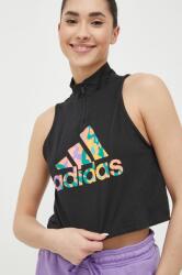 adidas pamut top fekete - fekete XXS