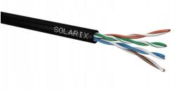 Solarix U/UTP CAT5e Installációs Kábel - 305 m, Fekete (27655191)