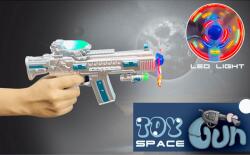 Hebei Wanxin Children Toys Ltd Космически пистолет с перка, звукови и светлинни ефекти 777