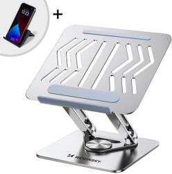Wozinsky WRS-CPY84SS Állvány notebookhoz/táblagéphez + állvány mobiltelefonhoz SILVER