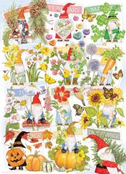 Cobble Hill - Puzzle O viață fericită de gnom - 1 000 piese Puzzle