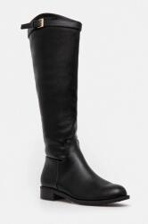 Answear Lab csizma fekete, női, lapos talpú - fekete Női 40 - answear - 20 990 Ft