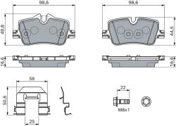 Bosch set placute frana, frana disc BOSCH 0 986 460 145