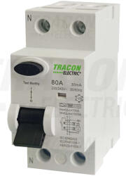 TRACON EVOB2P8003 Áram-védőkapcsoló, 2 pólusú (EVOB2P8003)
