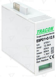TRACON ESPD1+2-12.5MO T1+T2 AC típusú túlfeszültséglevezető betét 12.5 M (ESPD1plus2-12_5MO)