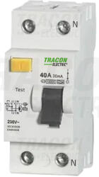 TRACON EVOAGS2P401 Áram-védőkapcsoló, 2 pólusú (EVOAGS2P401)