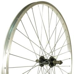 Neuzer kerékpár Neuzer Kerék 26-Os Hátsó Szimpla Remerx Ezüst Felni Gyorszáras Alu. Agy Fekete