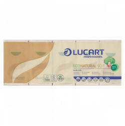 Lucart EcoNatural 90F-papírzsebkendő 4rtg, havana, 10 x 9db 843166