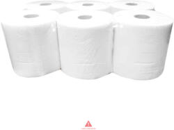 márkajelzés nélkül Tekercses kéztörlő 19 cm, 100% cell. , hófehér, 6 tek/cs