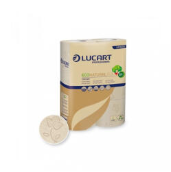 Lucart Econatural 6.3 toalettpapír 3rtg, havana , 250lap. 6tek/cs 811929Y