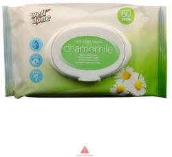 Well Done Nedves Törlőkendő 60db-os Chamomile (Zöld)
