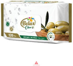 Belux nedves törlőkendő 120 db Olive