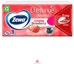 Zewa papírzsebkendő 90db 3rtg. Deluxe Creamy Strawberry