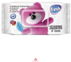 Fresh Nedves Törlőkendő 72db-os Baby Sensitive (Rózsaszín Maci)