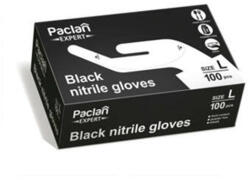 Paclan Expert Fekete Nitril kesztyű 100db "L" 90/70my