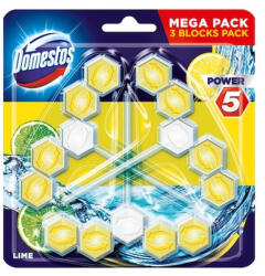 Domestos Power5 wc rúd 3X55gr Lime
