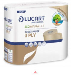Lucart EcoNatural 2.3 papír csomagolású kéztörlő 3rtg, havana, 2tek/csom. 821639