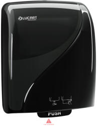 Lucart IDENTITY TOUCH FREE kéztörlő adagoló Szenzoros (Cardboard Core) fekete 892995