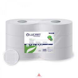 Lucart Eco 23 J Nagytekercses környezetbarát toalettpapír 2 rtg. , fehér, 23 cm. 165m, 6tek/csom 812206