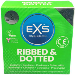 EXS Condoms Ribbed, Dotted and Flared 3 db