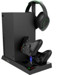 Ipega Xbx013 Multifunkciós Töltőállvány + 2 Akkumulátor Xbox X Fekete